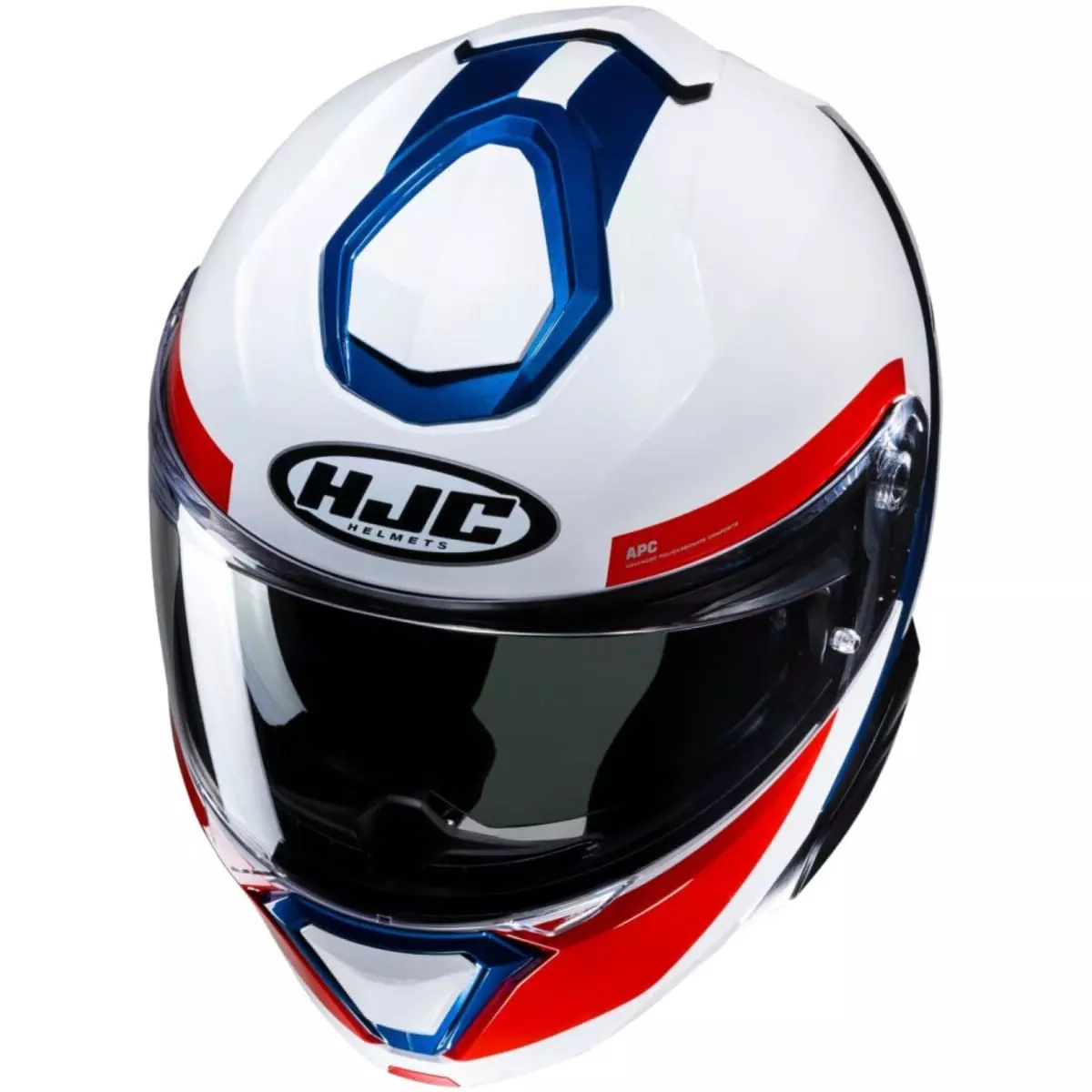 Casque HJC I91 Bina MC21 Bleu Blanc Rouge - Casque Modulable